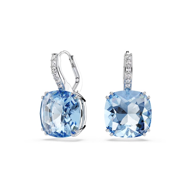 Swarovski Millenia Drop-Ohrhänger Blau rhodiniert - 5756150