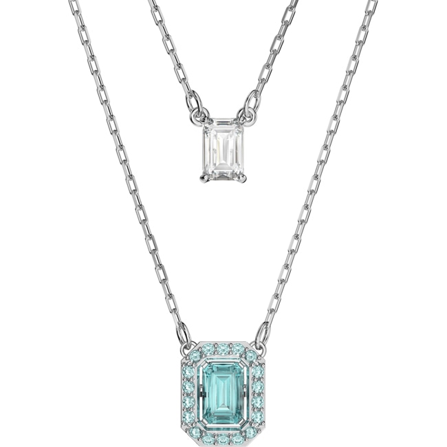 Swarovski Collier multi rangs Millenia Taille octogonale, Métal rhodié - 5640557 