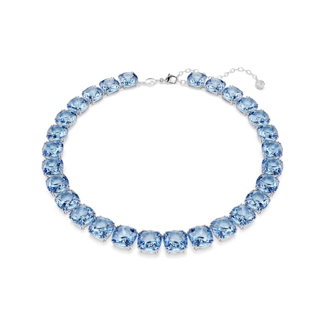 Swarovski Collier Millenia Coussin Bleu rhodié - 5760058