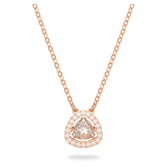 Swarovski Collier Millenia Blanc, Placage de ton or rosé - 5640292 