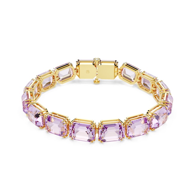 Swarovski Millenia Tennis Armband Oktagon Violett vergoldet Swarovski Millenia Tennis Armband Oktagon Violett vergoldet - 5720487