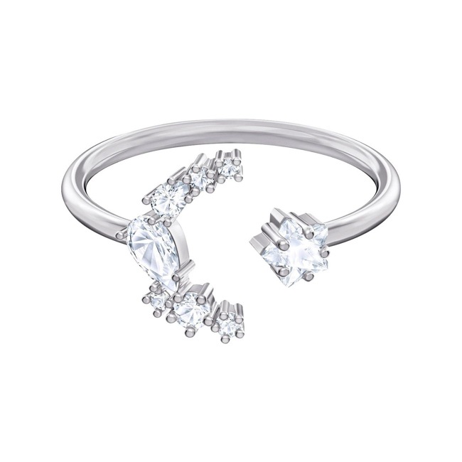 Swarovski Moonsun Ring, weiss, rhodiniert - M5513974