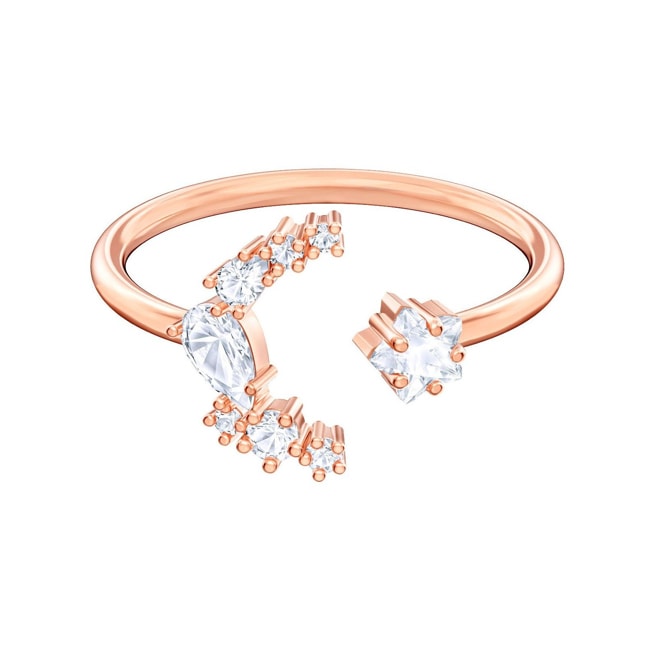 Swarovski Moonsun Ring, weiss, rosé vergoldet - M5486814