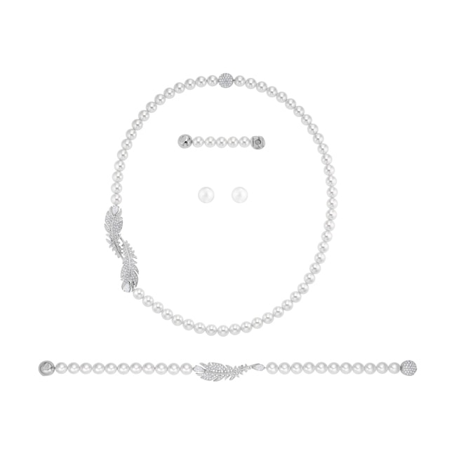 Swarovski Parure Nice Pearl | Collier, bracelet et boucles d'oreilles - 5512380