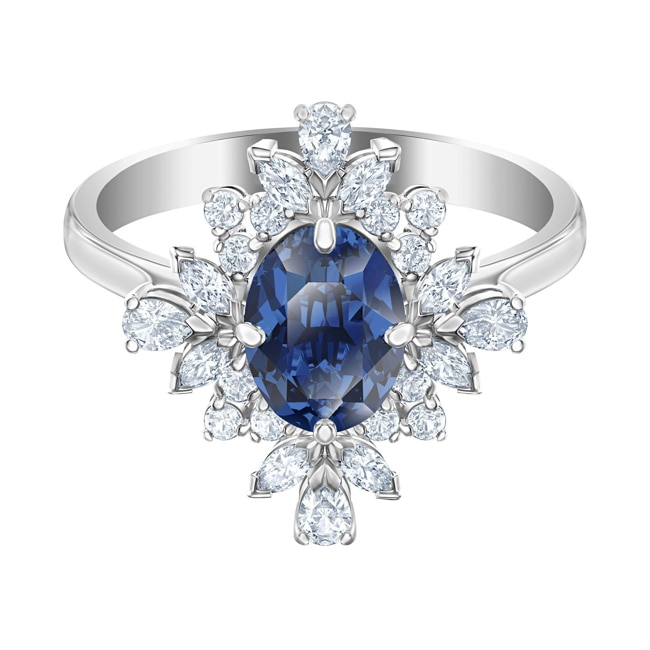 Swarovski Palace Ring, blau, rhodiniert - M5513221
