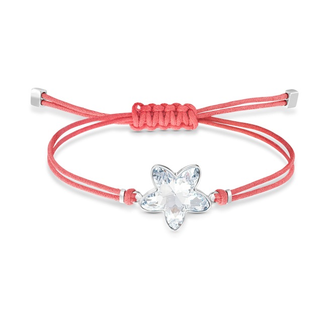 Swarovski Power Collection Flower Armband, rot, Edelstahl - 5523170