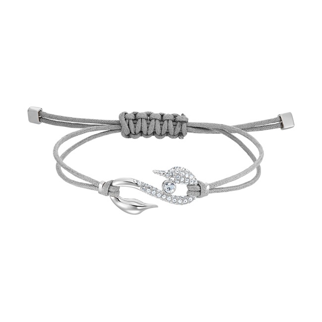 Swarovski Power Collection Hook Armband, grau, rhodiniert - 5551809