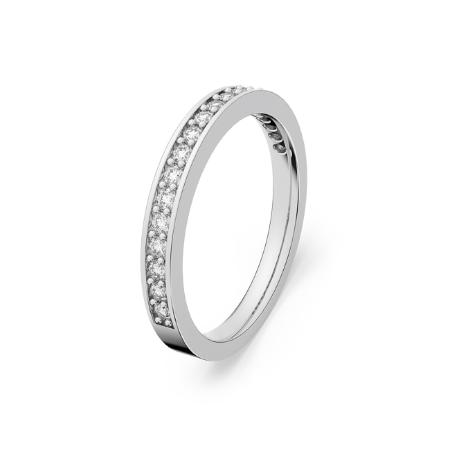 Swarovski Rare Eternity Ring, white, rhodium plated - M1121065
