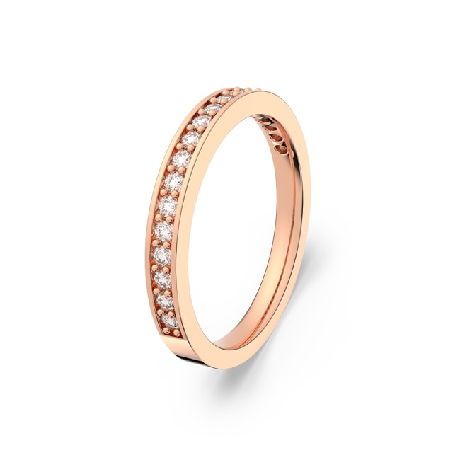 Swarovski Bague Mémoire Rare, blanc, métal doré rose - M5032898