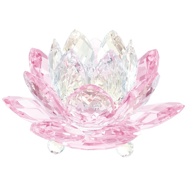 Swarovski Seerose Kerzenhalter, Rosaline - 5066010