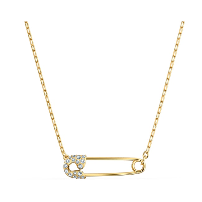 Swarovski So Cool Halskette, weiss, vergoldet - 5512760