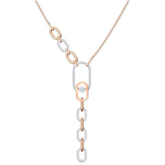 Swarovski Sparkling Dance North Y necklace, white, metallmix - 5559324