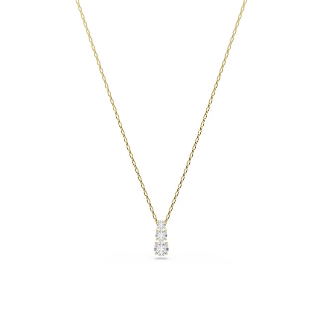 Swarovski Stilla Attract Collier Weiss vergoldet - 5723298