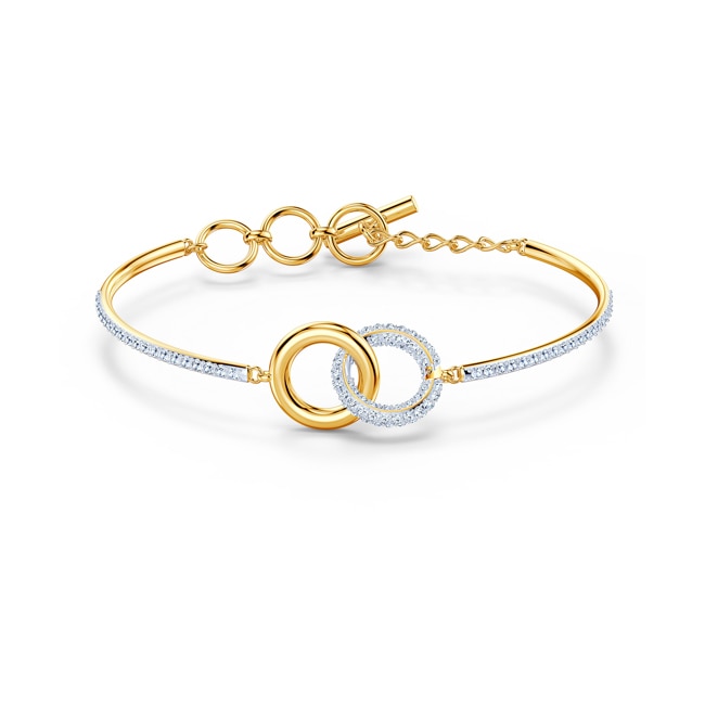 Swarovski Bracelet-jonc Stone, blanc, finition mix de métal - 5523950