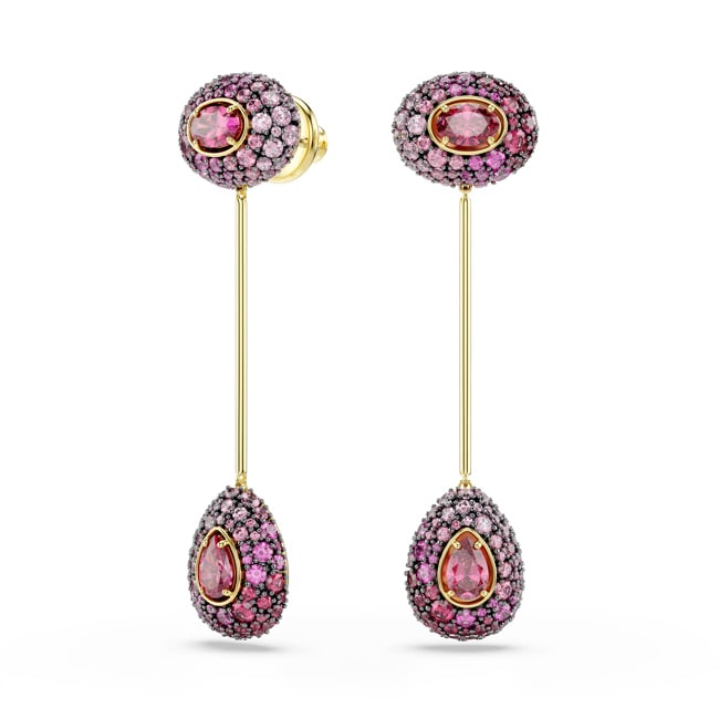 Swarovski Pendants d'oreilles Sublima Taille poire Plaqué or - 5752891