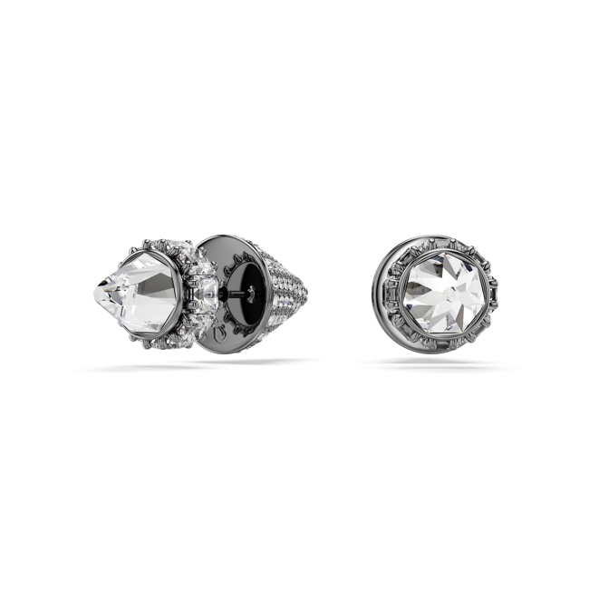 Swarovski Sublima Ohrstecker Spike Weiss rutheniert - 5723185