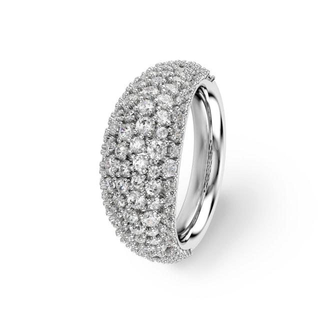 Swarovski Bague Sublima Blanche rhodié Swarovski Bague Sublima Blanche rhodié - M5737597