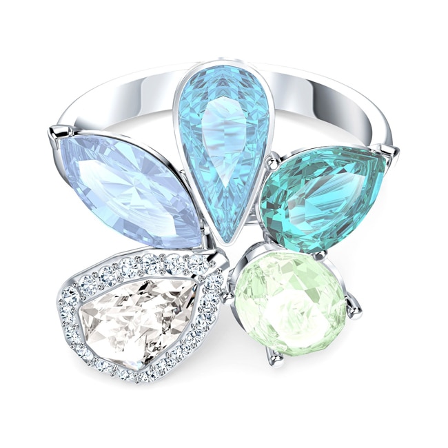 Swarovski Bague Sunny, multicolore, métal rhodié - M5534931