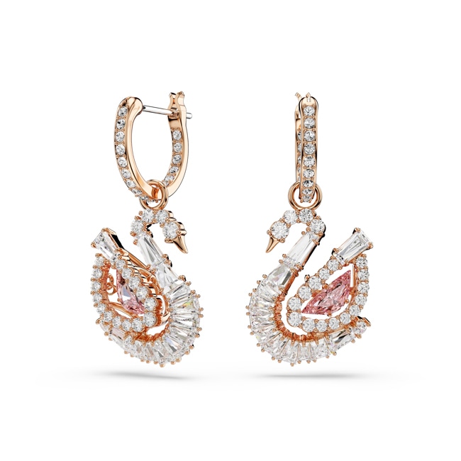 Swarovski Swan Ohrringe Pavé Rosa - 5732415