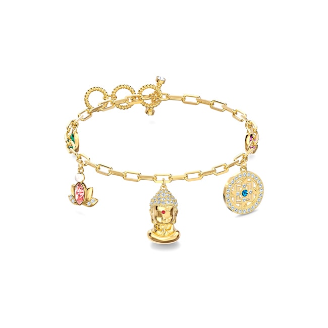 Swarovski Symbolic Buddha Armband, mehrfarbig, vergoldet - 5514410