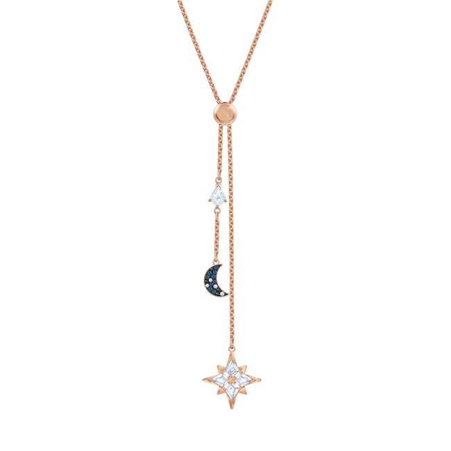Swarovski Collier en Y Symbolic, multicolore, métal doré rose - 5494357