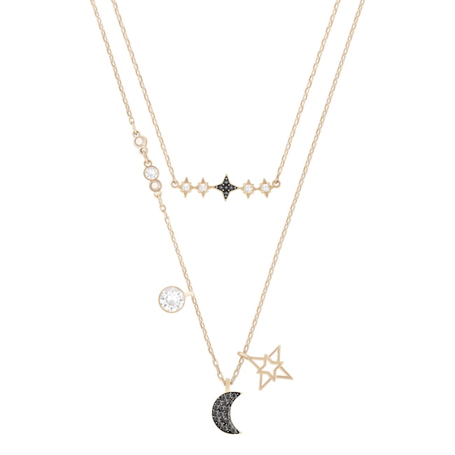 Swarovski Symbolic Moon Halsketten, mehrfarbig, Metallmix - 5273290