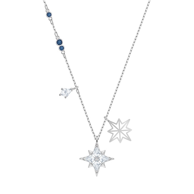 Swarovski Collier Symbolic Star, blanc, métal rhodié - 5511404