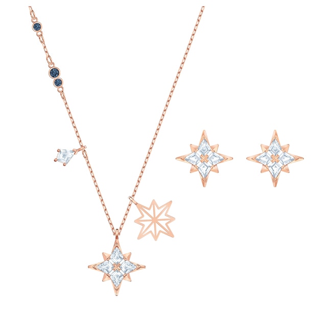 Swarovski Parure Symbolic Star | Collier avec boucles d'oreilles - 5517178