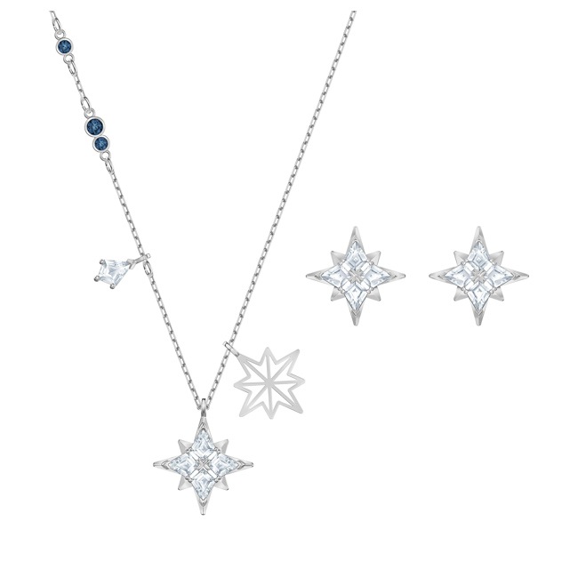 Swarovski Symbolic Star Set | Halskette mit Ohrstecker - 5517182