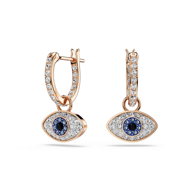 Swarovski Symbolica Drop-Ohrhänger Auge Mehrfarbig rosé vergoldet - 5736982