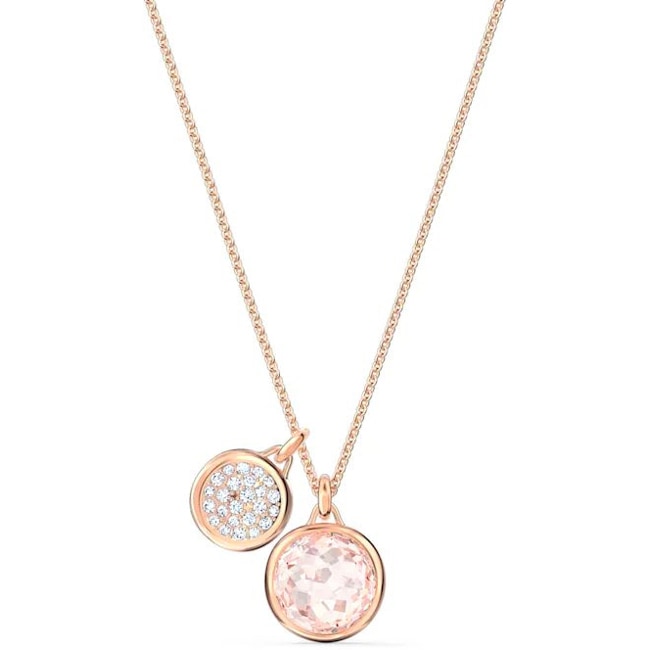 Swarovski Tahlia Doble Halskette, rosa, rosé vergoldet - 5564908