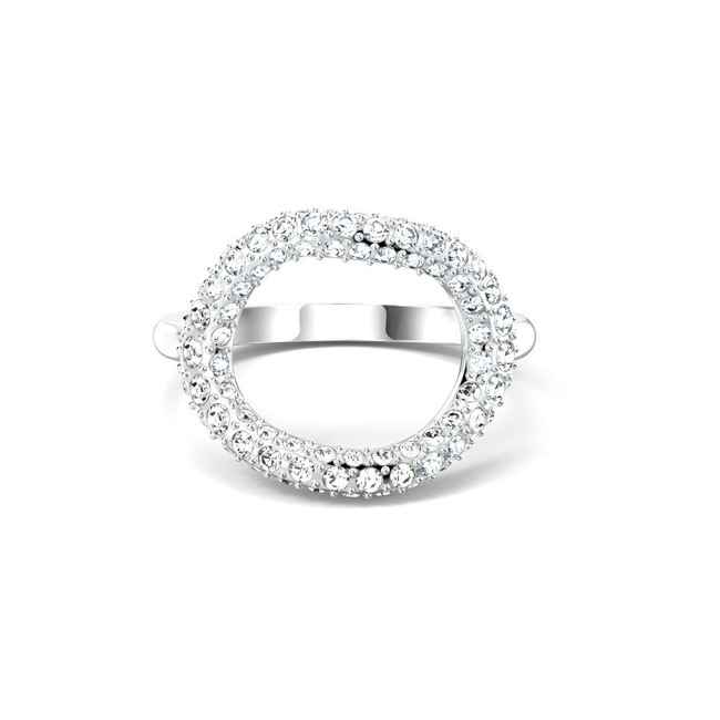 Swarovski The Elements Air Ring, weiss, Rhodiniert - M5567357