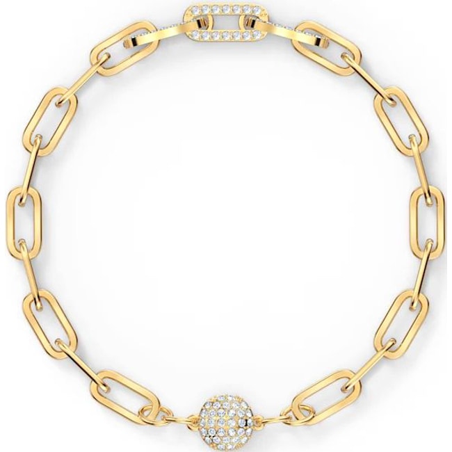 Swarovski The Elements Chain Armband, weiss, vergoldet Swarovski The Elements Chain Armband, weiss, vergoldet - 5560666