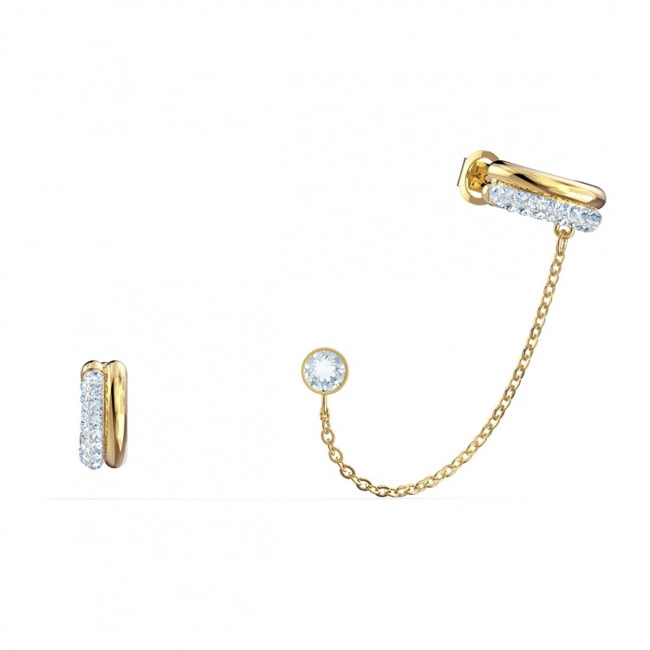 Swarovski Manchette D'Oreille Time, Blanc, Finition mix de métal - 5566005