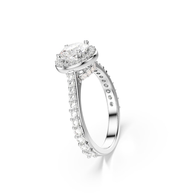 Swarovski Bague cocktail Una Angelic Ronde Argentée - M5717927