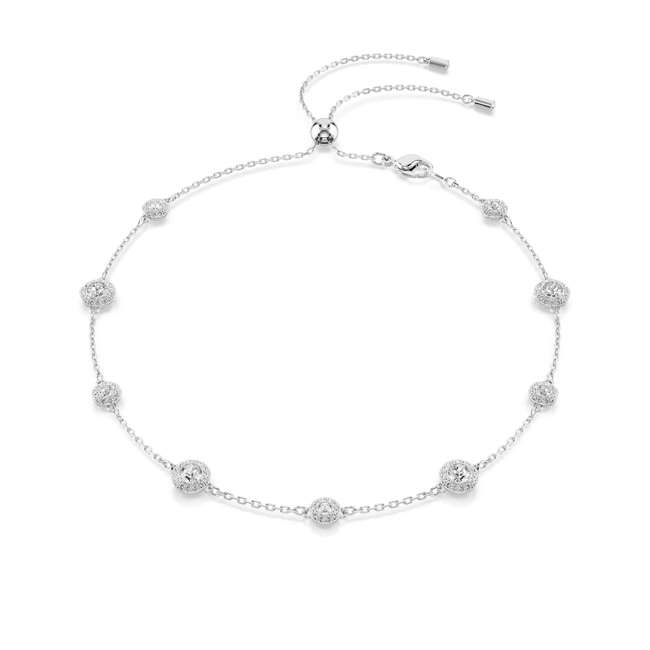Swarovski Una Angelic Halskette Rund Weiss rhodiniert - 5732275