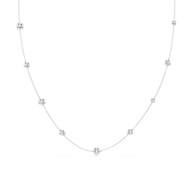 Swarovski Una Angelic Matinée-Kette Rund Weiss rhodiniert - 5733197