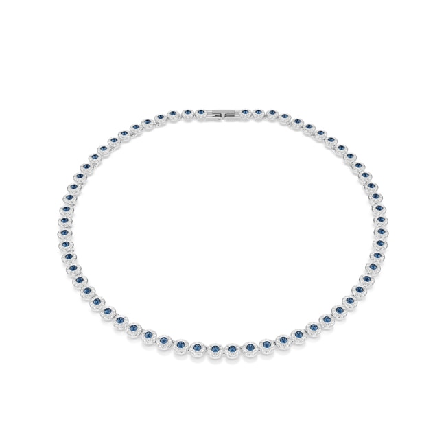 Swarovski Una Angelic Tennis Halskette Rund Blau rhodiniert - 5733402