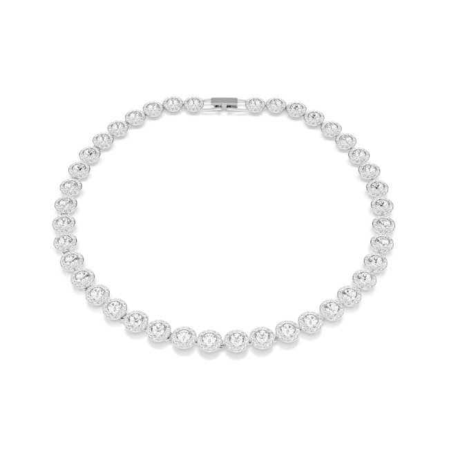 Swarovski Collier Tennis Una Angelic Ronde Blanc rhodié - 5727095