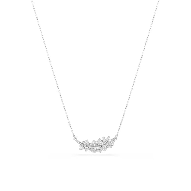 Swarovski Vienna Necklace Feather White Rhodium plated - 5756111