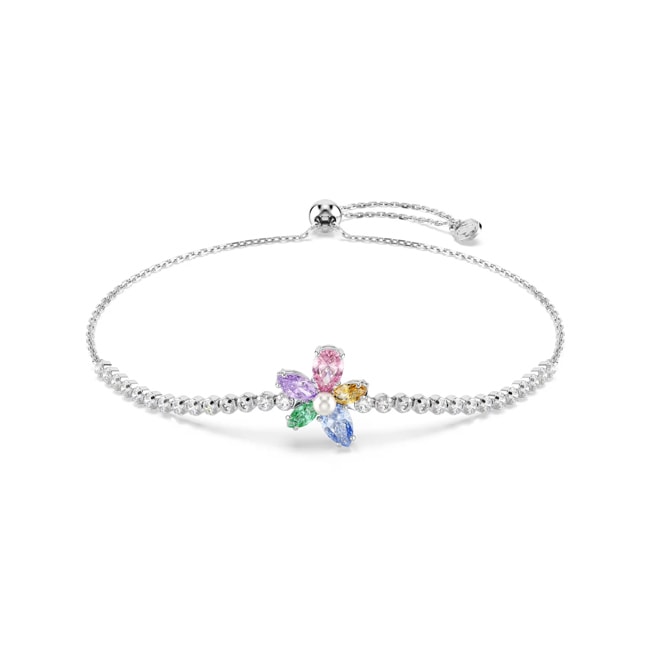 Swarovski x Ariana Grande Bracelet Flower Multicolored Rhodium plated - 5749187