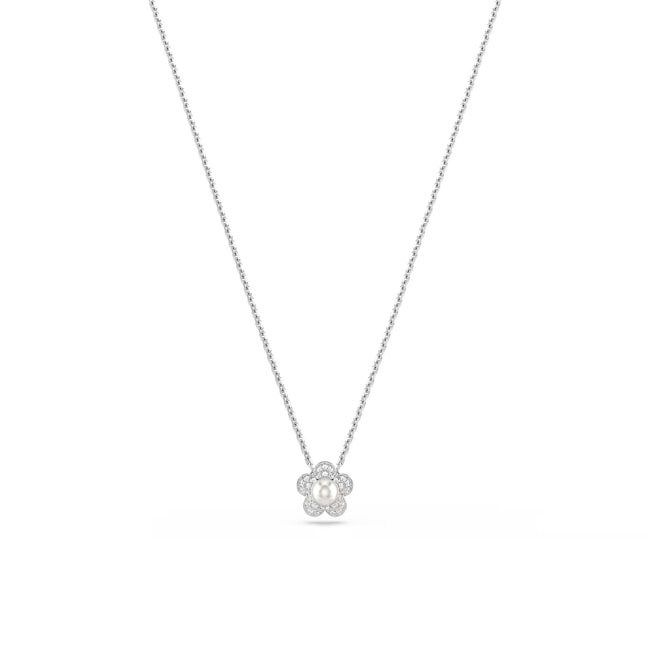 Swarovski x Ariana Grande Collier Fleur Métal rhodié - 5755817