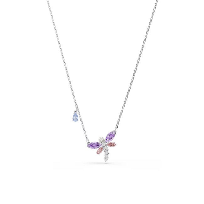 Swarovski x Ariana Grande Necklace Dragonfly Rhodium plated - 5737383