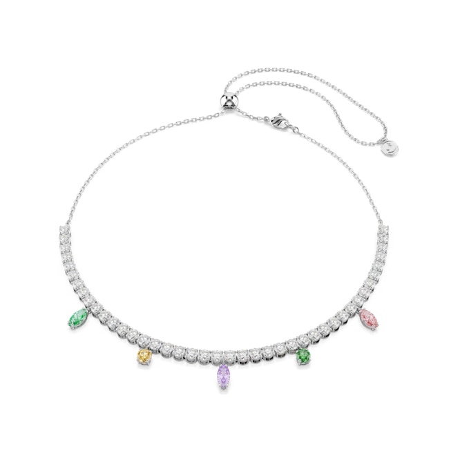 Swarovski x Ariana Grande Collier Multicolore Métal rhodié - 5737422