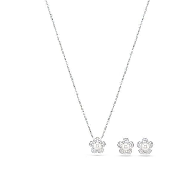 Swarovski x Ariana Grande Parure Fleurs | Collier et boucles d'oreilles - 5749180