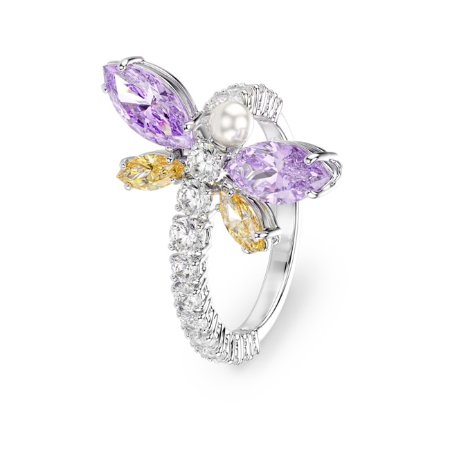Swarovski x Ariane Grande Bague Libellule rhodié - M5737366