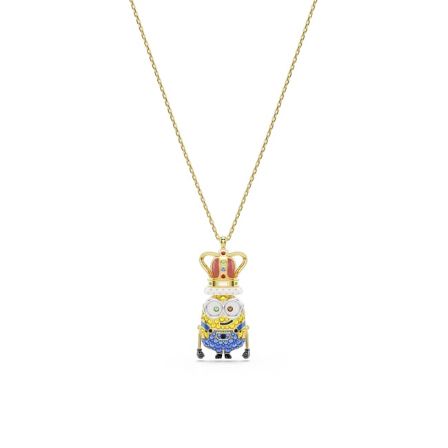 Swarovski x Minions King Bob Necklace gold-plated - 5743385