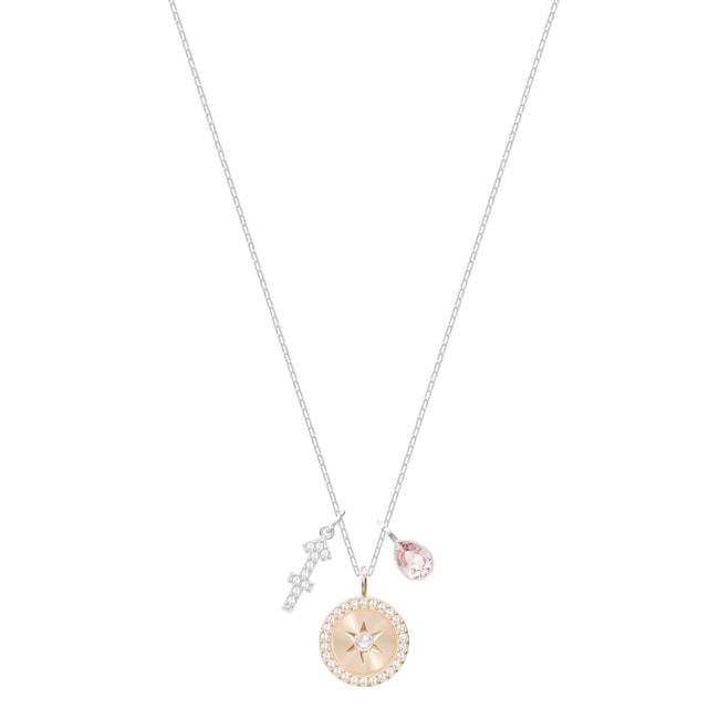 Swarovski Collier Zodiaque, Sagittaire, rose, métal rhodié - 5349221