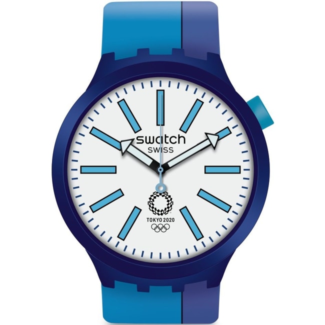 Swatch Big Bold BB AI Blue Tokyo 2020 Olympic Special - SO27Z100