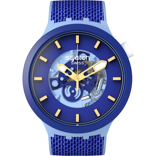 Swatch Big Bold Biosourced Bouncing Blue - SB05N105